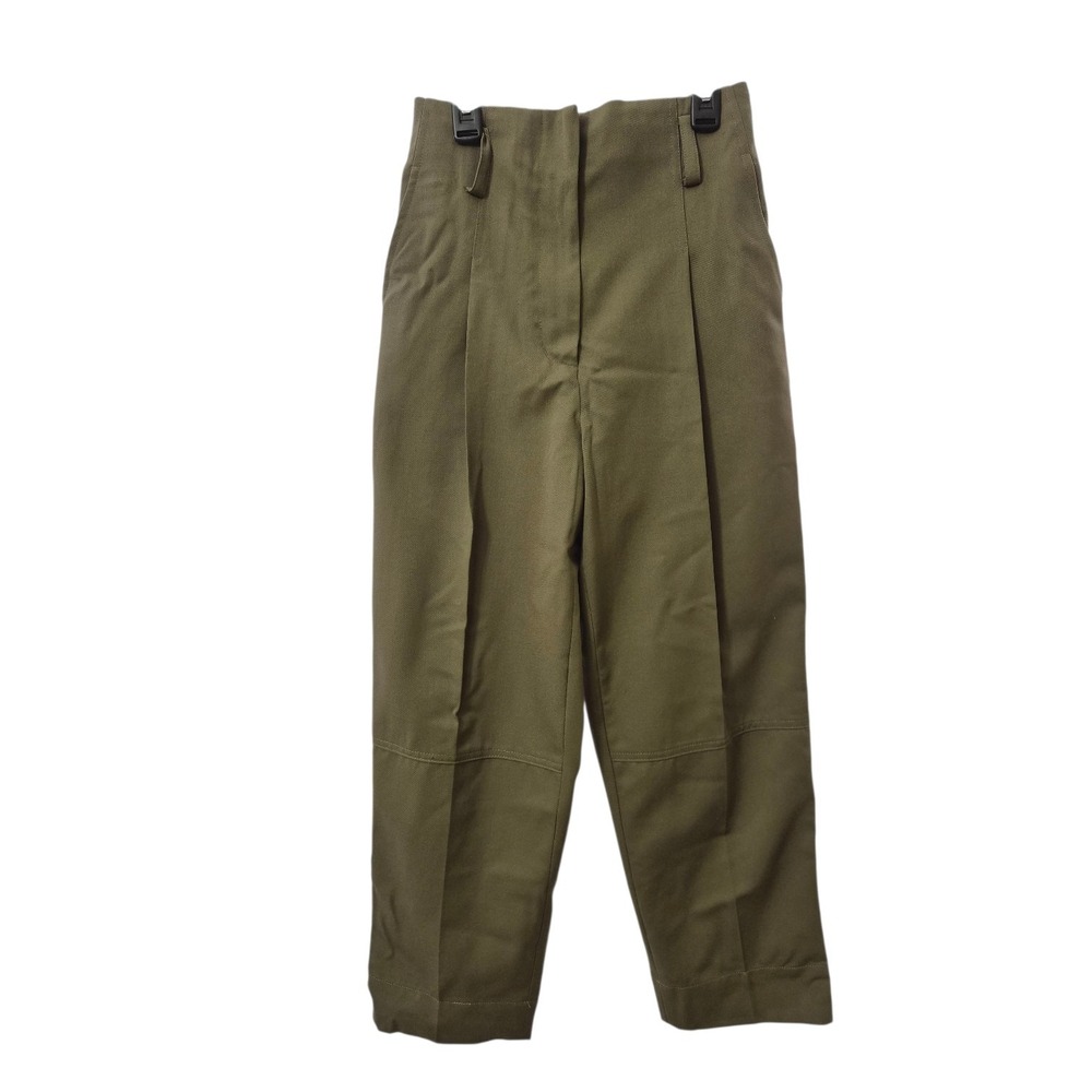 3.1 Phillip Lim Olive Green Wool Tailored Pants Women's Size 0 Designer Trouser
